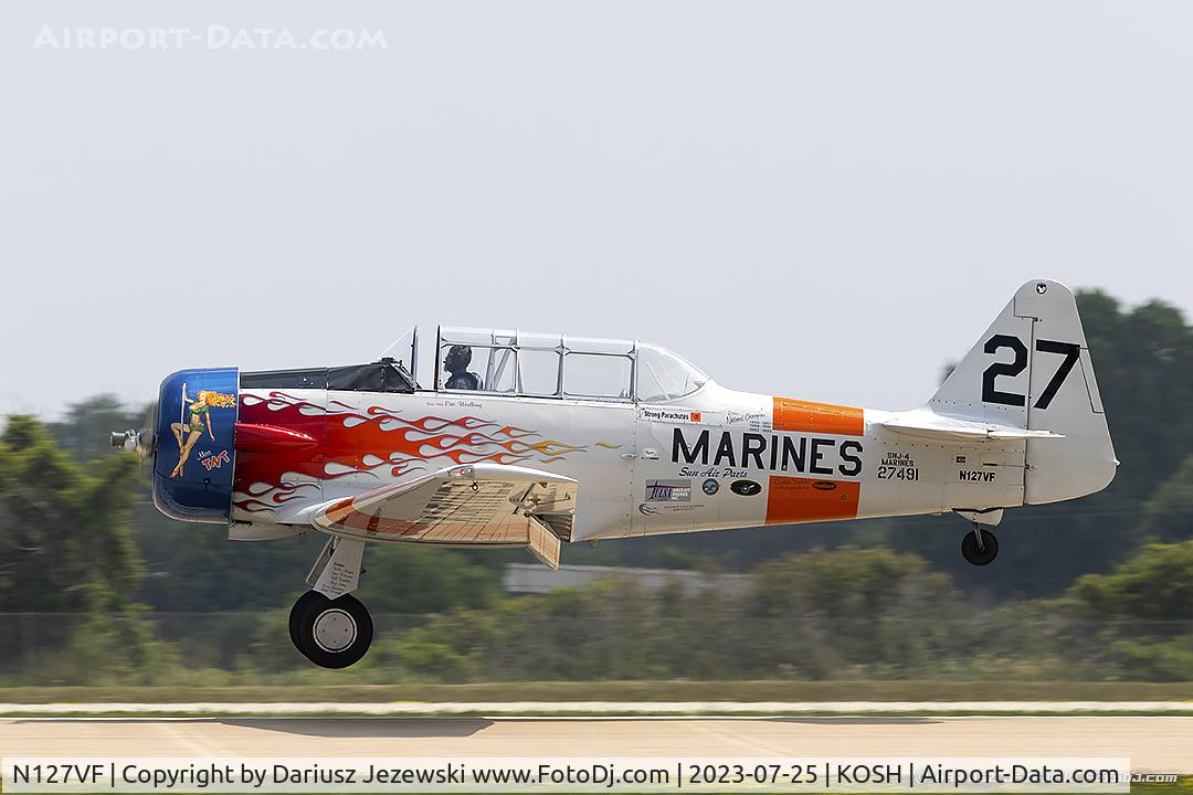 N127VF, 1943 North American AT-6C Texan C/N 88-12827, North American AT-6C Texan  C/N 88-12827, N127VF
