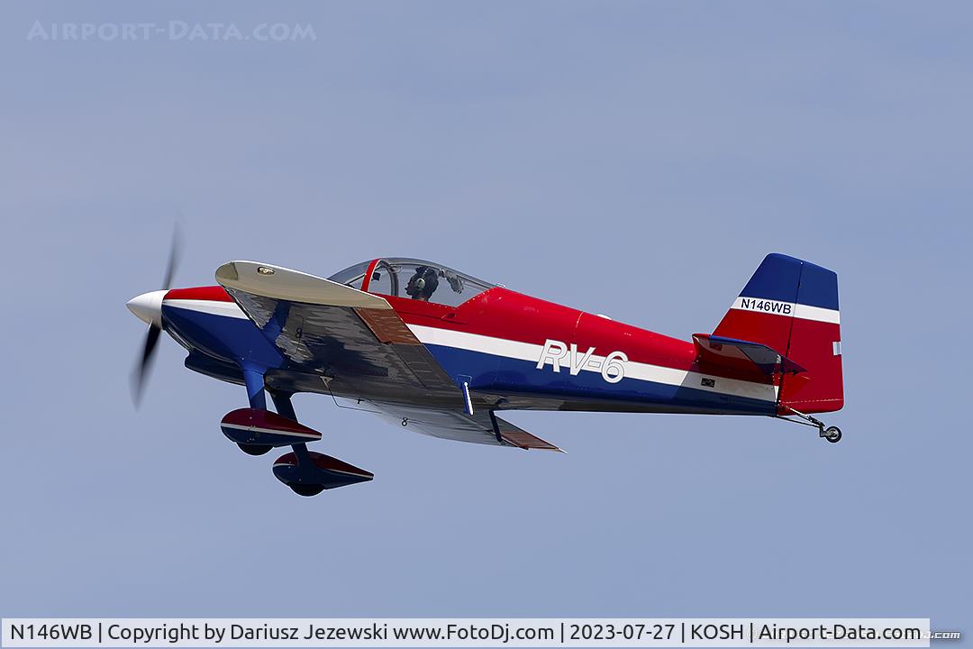 N146WB, 2007 Vans RV-6 C/N 23005, Vans RV-6  C/N 23005, N146WB