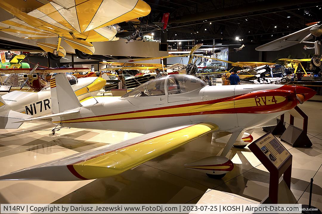 N14RV, 1979 Vans RV-4 C/N 1 (N14RV), Vans RV-4  C/N 1, N14RV - EAA Museum