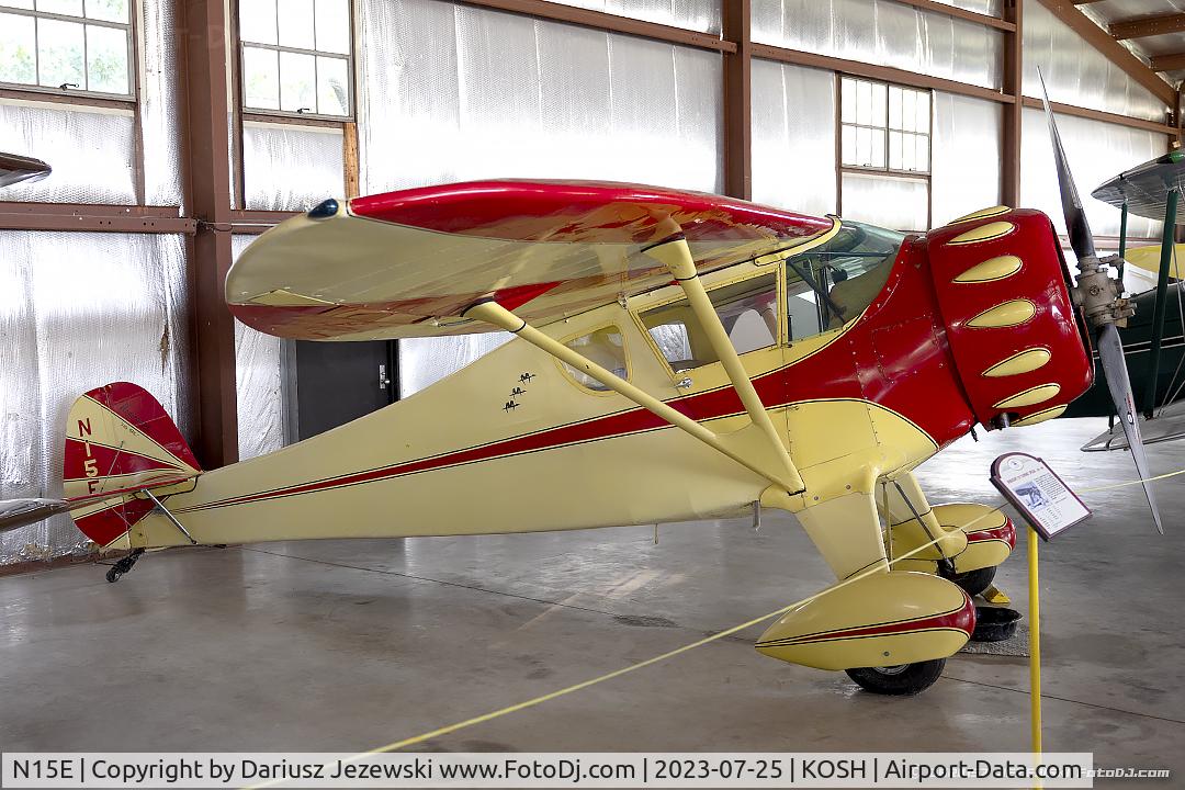 N15E, 1949 Monocoupe 110 Special C/N 7W-97, Monocoupe 110 Special  C/N 7W-97, N15E - EAA Museum