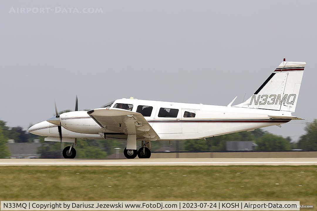 N33MQ, 1976 Piper PA-34-200T C/N 34-7770027, Piper PA-34-200T Seneca II  C/N 34-7770027, N33MQ