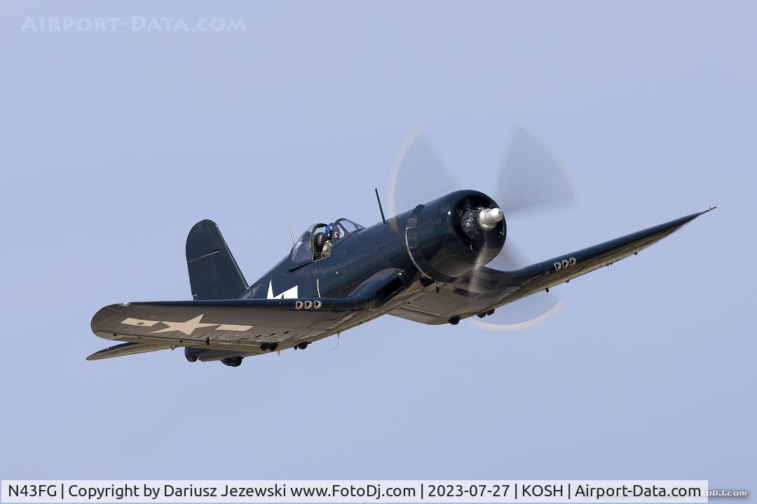 N43FG, 1945 Goodyear FG-1D Corsair C/N 2903, Goodyear FG-1D Corsair  C/N BA45FG-1 , N43FG