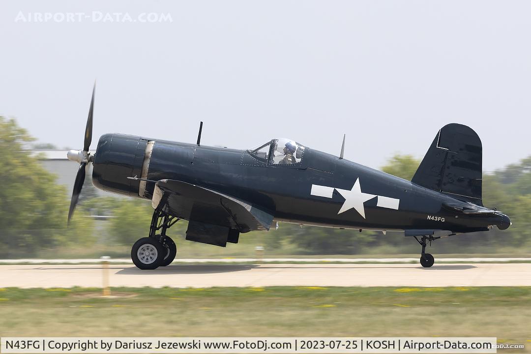 N43FG, 1945 Goodyear FG-1D Corsair C/N 2903, Goodyear FG-1D Corsair  C/N BA45FG-1 , N43FG