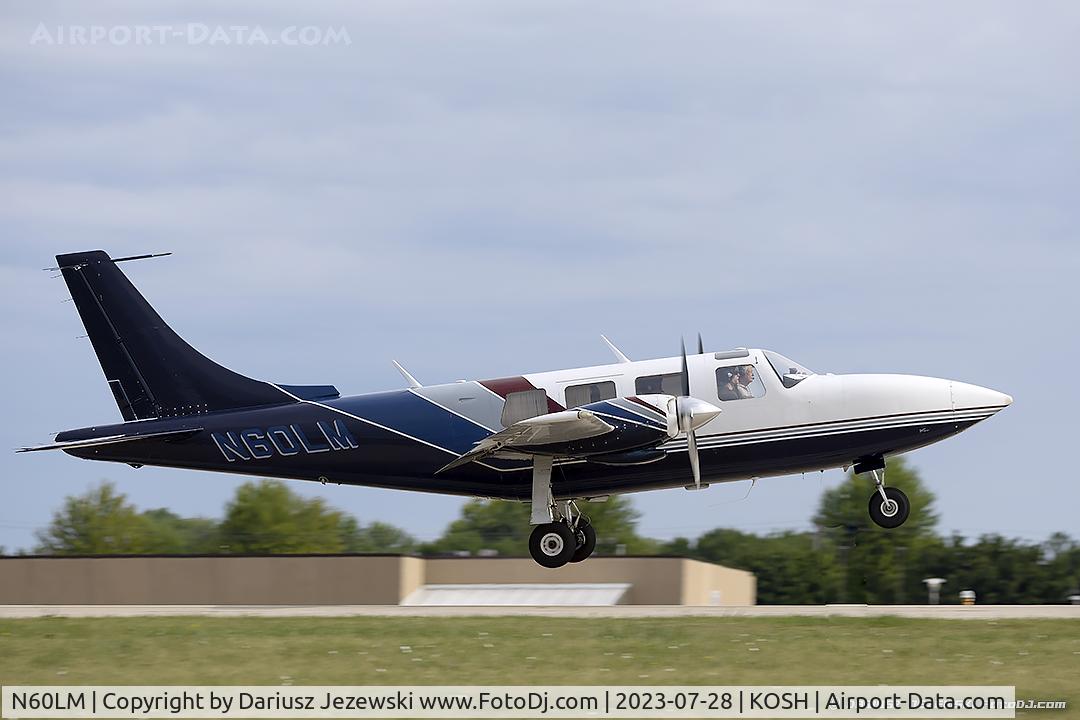 N60LM, 1979 Piper Aerostar 601P C/N 61P06197963280, Piper PA-60-601P Aerostar  C/N 61P06197963280, N60LM