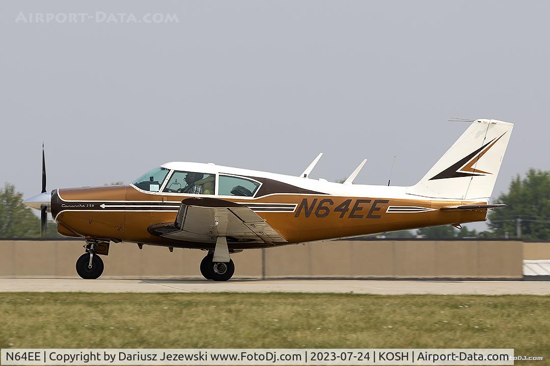 N64EE, 1963 Piper PA-24-250 Comanche C/N 24-3526, Piper PA-24-250 Comanche  C/N 24-3526, N64EE