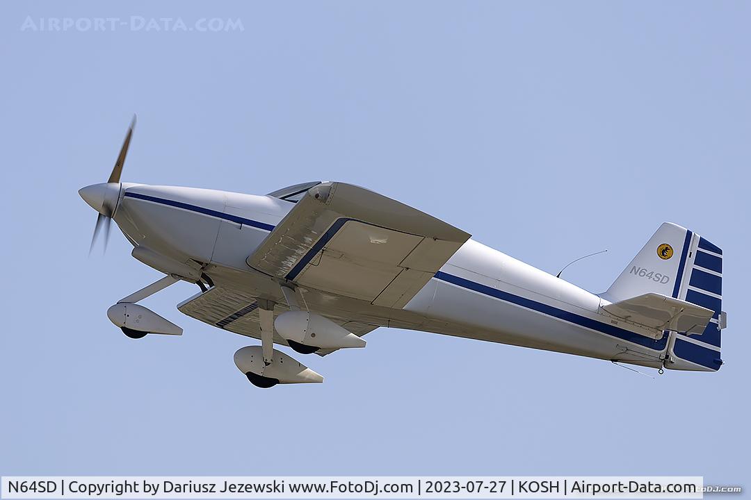 N64SD, Vans RV-6A C/N M20010, Vans RV-6A  C/N M20010, N64SD