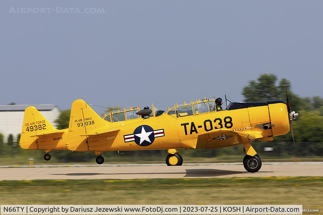 N66TY, North American T-6G Texan C/N 168-142, North American T-6G Texan 