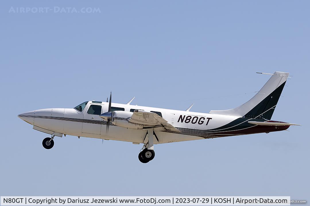 N80GT, Piper Aerostar 601B C/N 61-0717-8062144, Piper PA-61-601B Aerostar  C/N 61-0717-8062144, N80GT