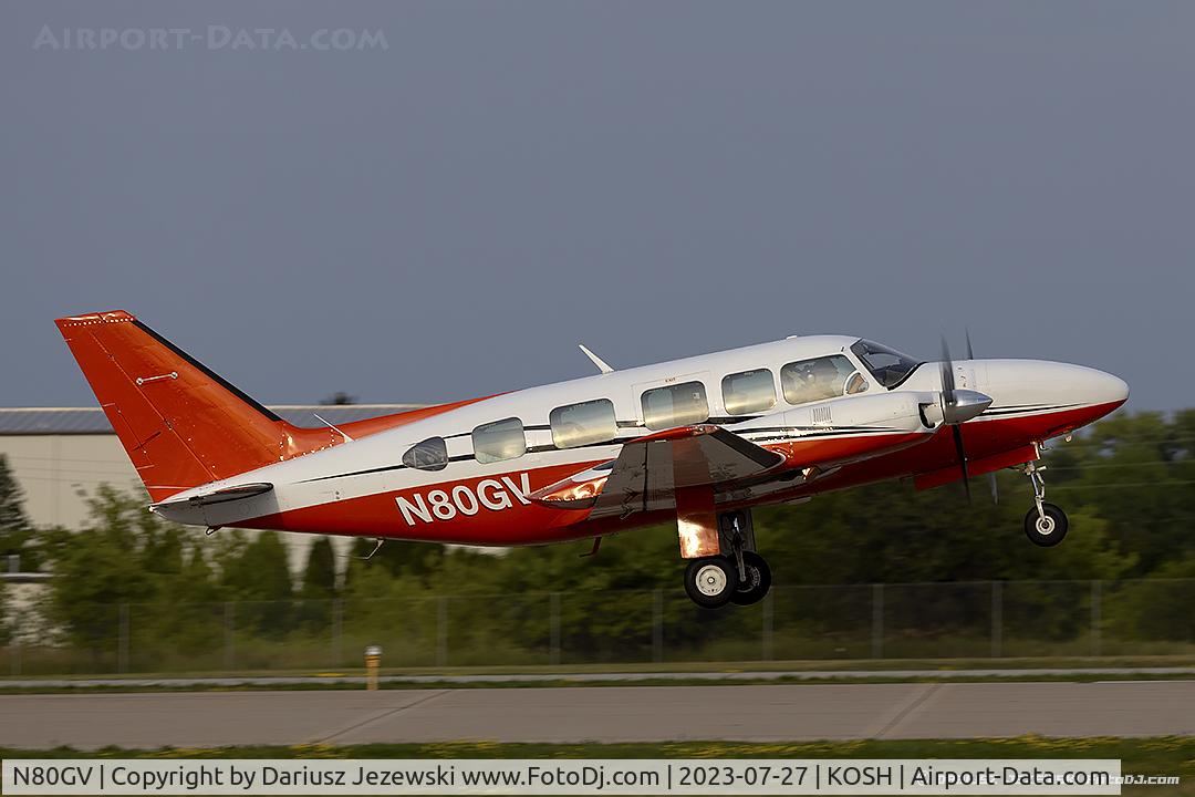 N80GV, 1975 Piper PA-31-350 Chieftain C/N 31-7552003, Piper PA-31-350 Chieftain  C/N 31-7552003, N80GV