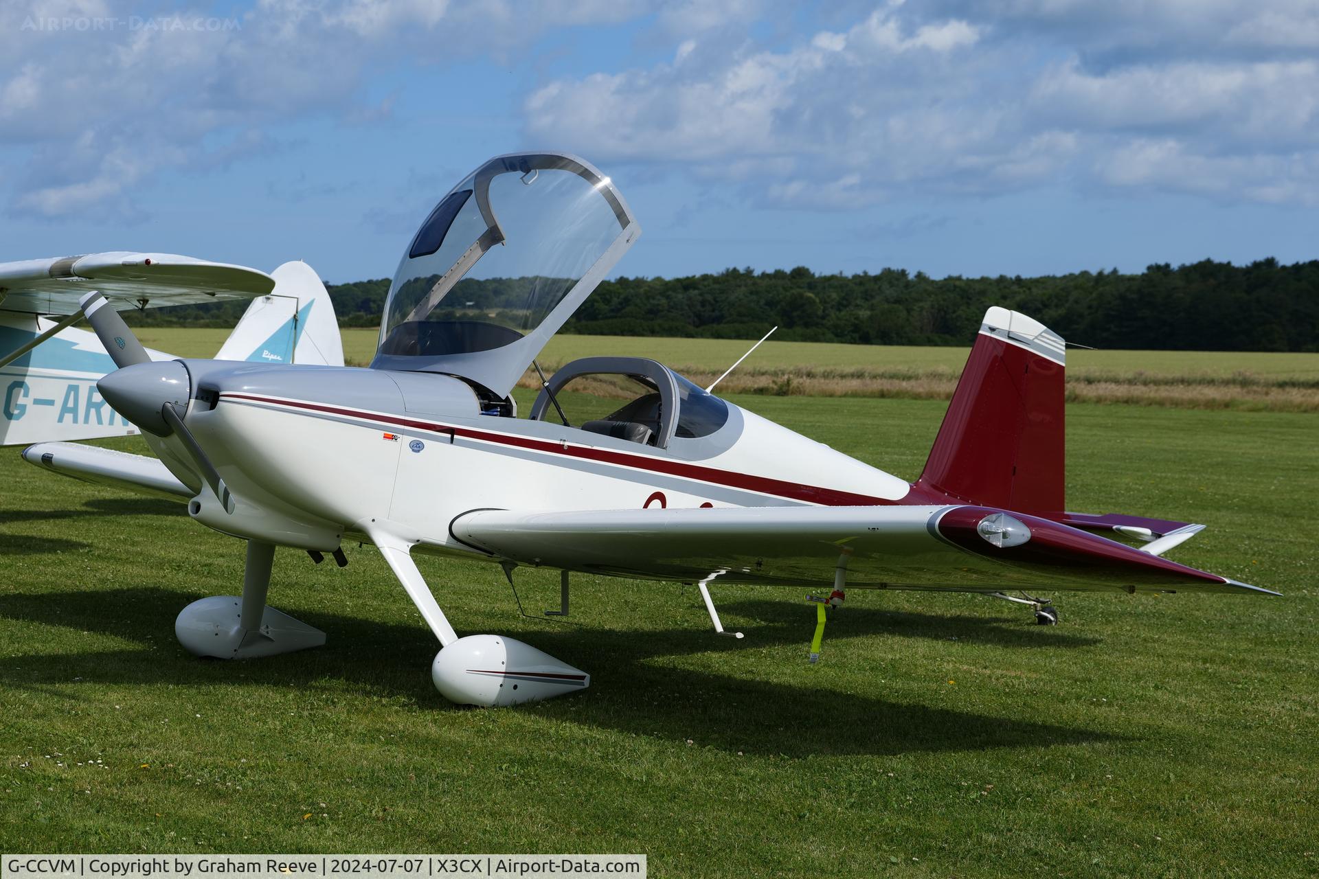 G-CCVM, 2006 Vans RV-7A C/N PFA 323-14213, On the ground at Northrepps.