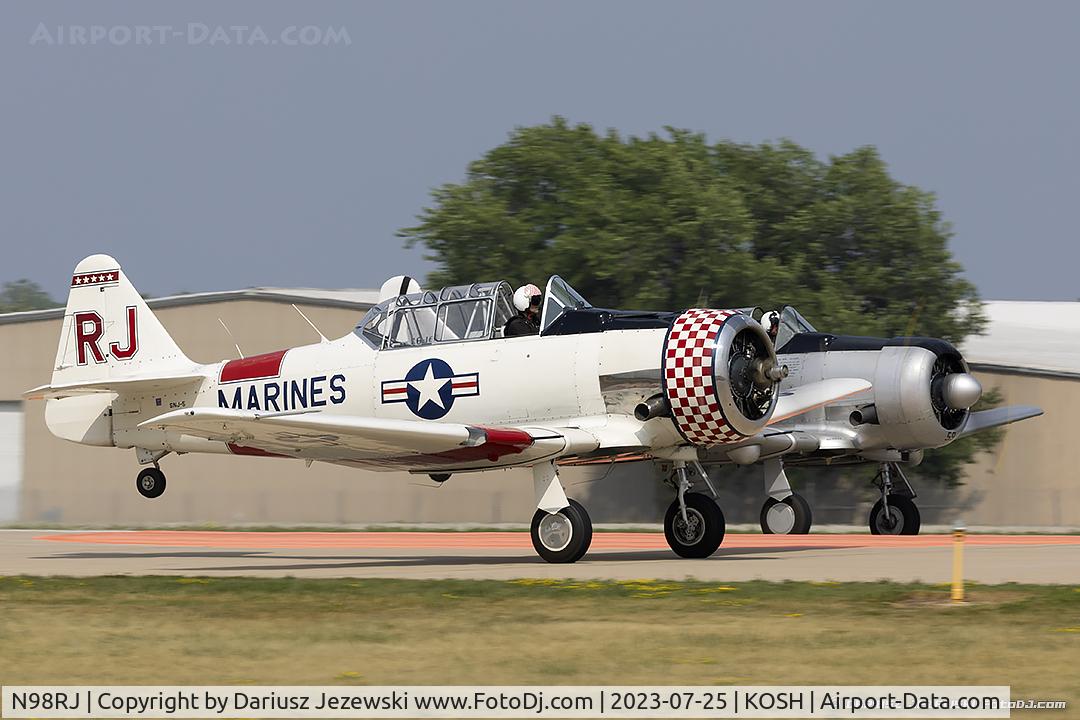N98RJ, 1944 North American SNJ-5C Texan Texan C/N 88-17960, North American SNJ-5C Texan  C/N 90752, N98RJ