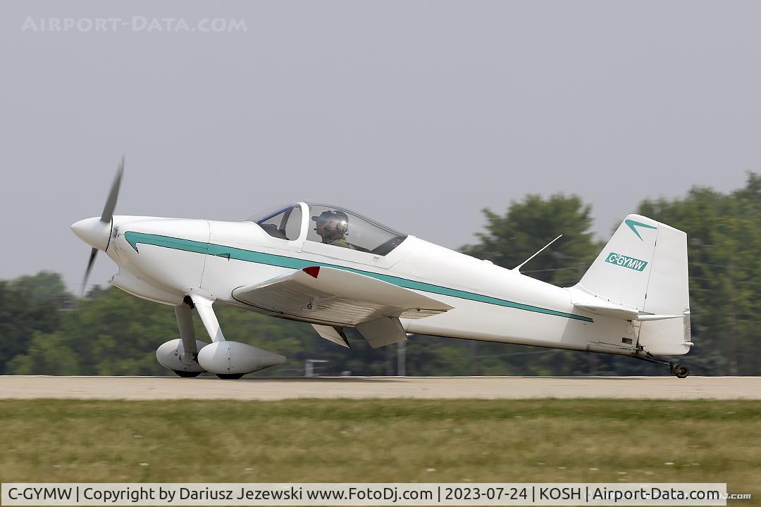 C-GYMW, 1993 Van's RV-6 C/N 20445, Vans RV-6  C/N 20445, C-GYMW