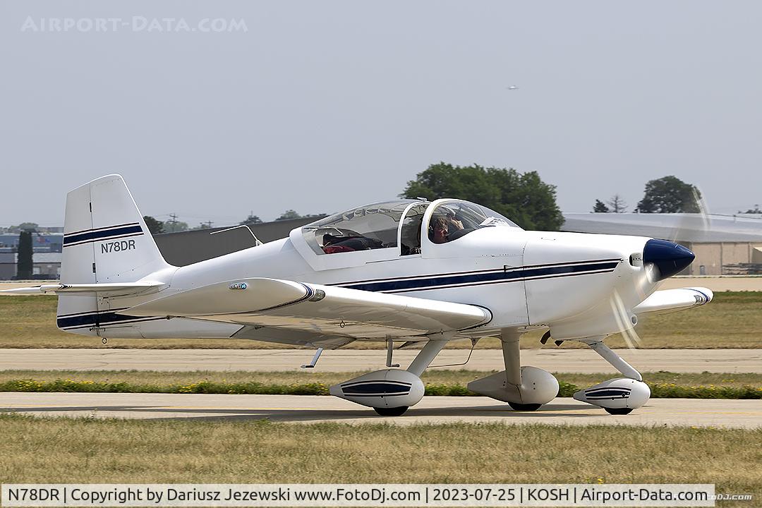 N78DR, 2007 Vans RV-6A C/N 22541, Vans RV-6A  C/N 22541, N78DR