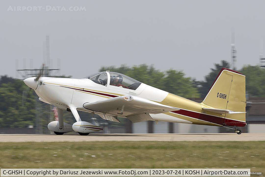 C-GHSH, 2010 Vans RV-7 C/N 73126, Vans RV-7  C/N 73126, C-GHSH
