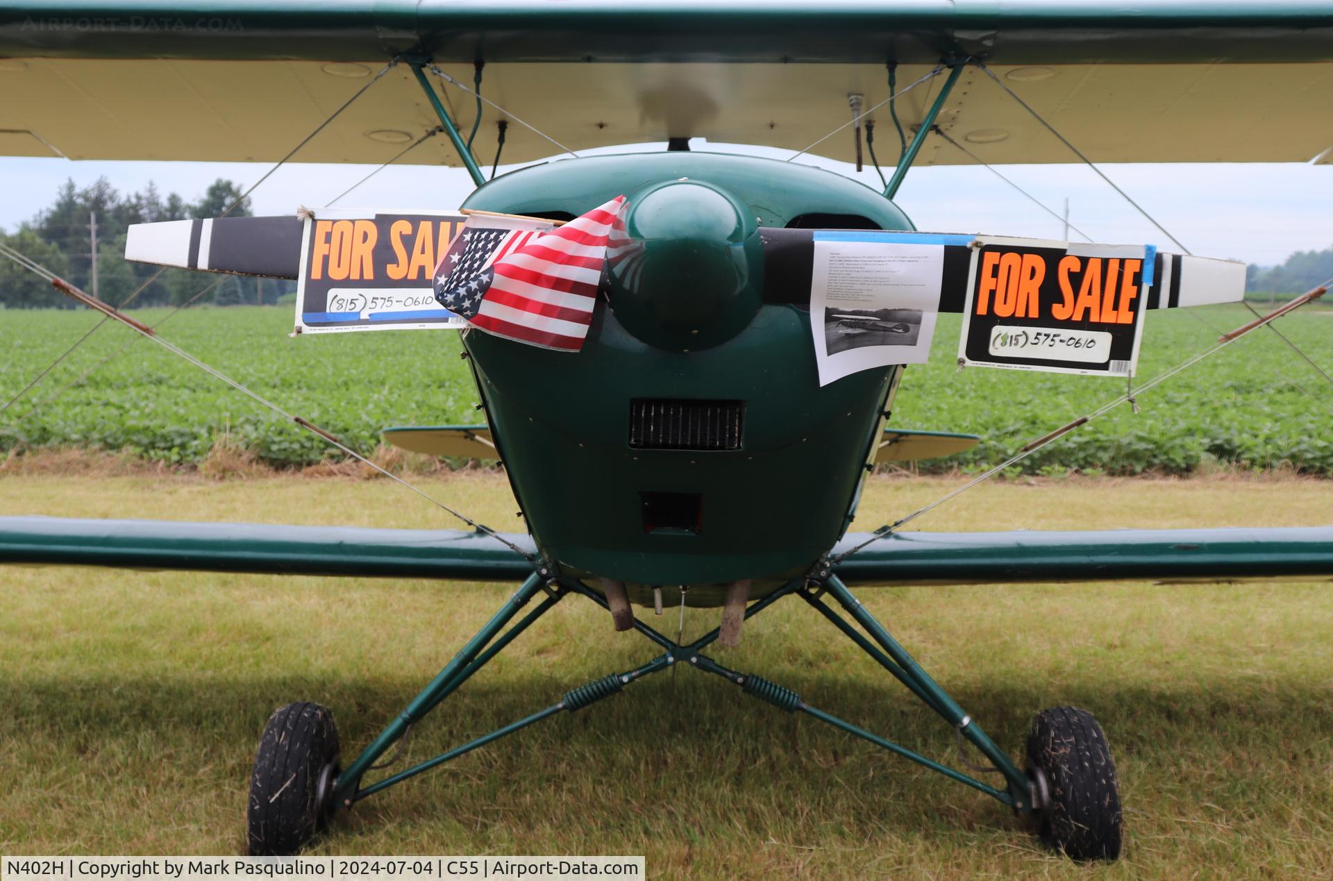 N402H, 1982 Hatz CB-1 C/N 157, Hatz CB-1