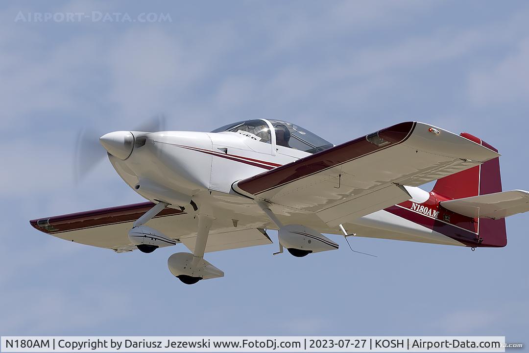 N180AM, 1999 Vans RV-6A C/N 60184, Vans RV-6A  C/N 60184, N180AM