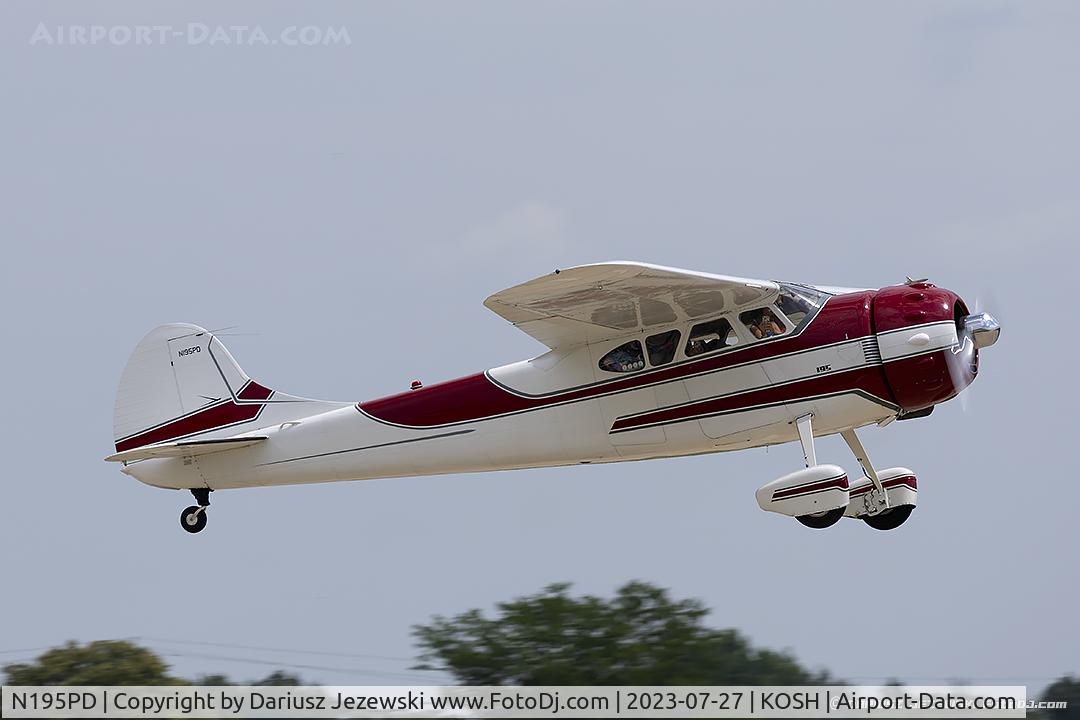 N195PD, 1950 Cessna 195 C/N 7460, Cessna 195 Businessliner  C/N 7460, N195PD