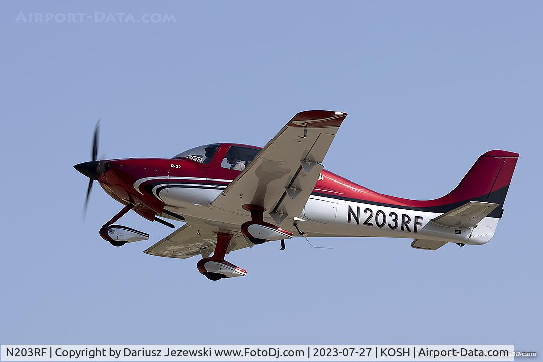 N203RF, 2003 Cirrus SR22 C/N 0453, Cirrus SR22  C/N 453, N203RF