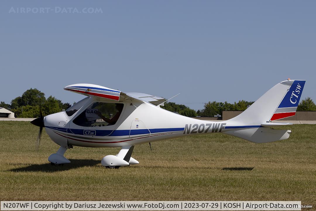 N207WF, 2007 Flight Design CTSW C/N 07-02-08, Flight Design CTSW  C/N 39631, N207WF