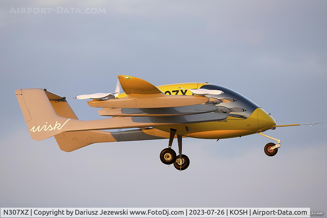 N307XZ, 2018 Kitty Hawk Mule Spa-Beta C/N 007, Wisk Cora  C/N 007, N307XZ