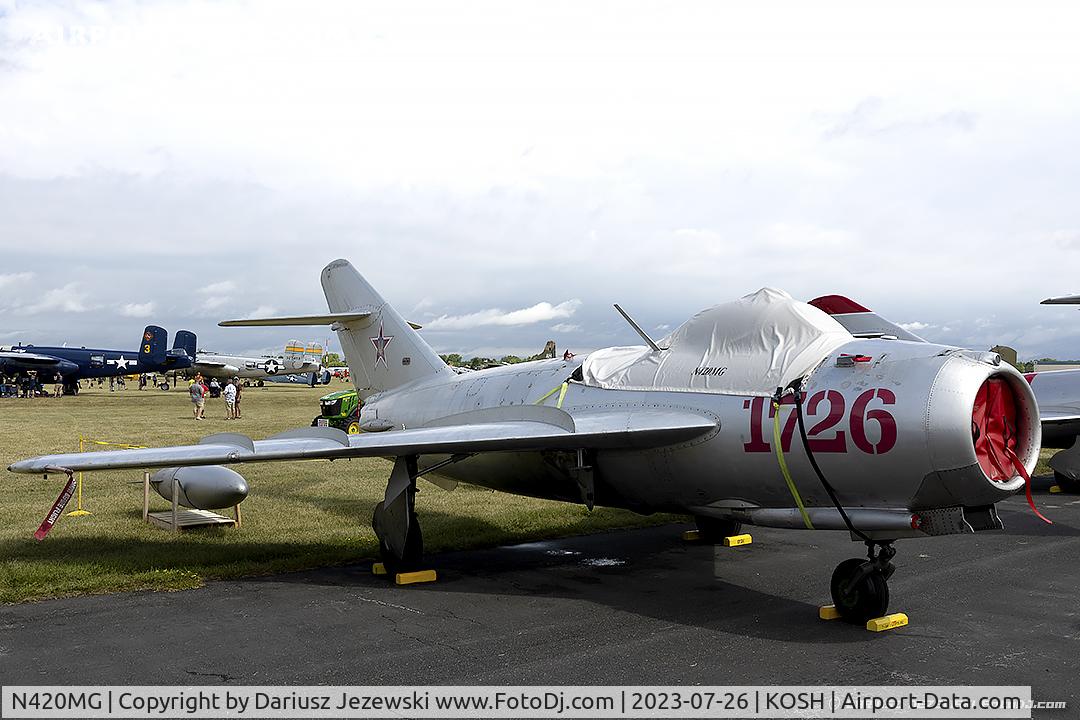 N420MG, Shenyang F4 C/N 541566, Shenyang J-4 (MiG-17)  C/N 541566, N420MG