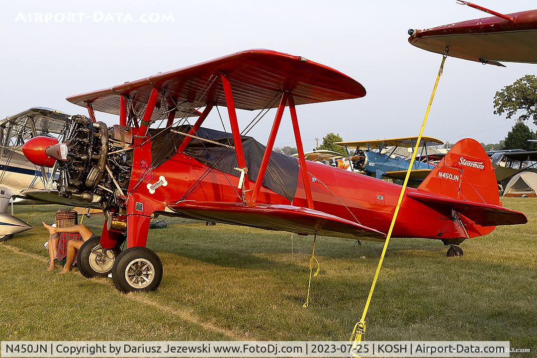 N450JN, 1942 Boeing A75N1(PT17) C/N 75-2992, Boeing A75N1(PT-17) Stearman  C/N 75-2992, N450JN