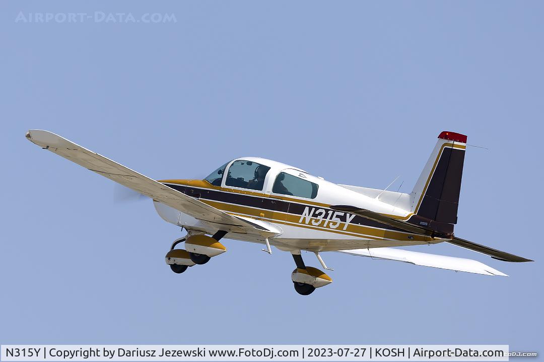 N315Y, 1977 Grumman American AA-5B Tiger C/N AA5B-0532, Grumman American AA-5B Tiger  C/N AA5B-0532, N315Y