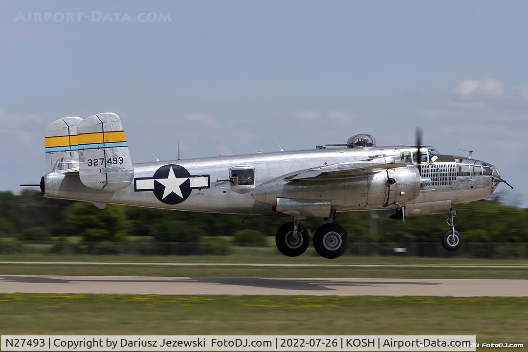 N27493, 1944 North American TB-25K Mitchell C/N 44-29869/108-33144, North American B-25J Mitchell 
