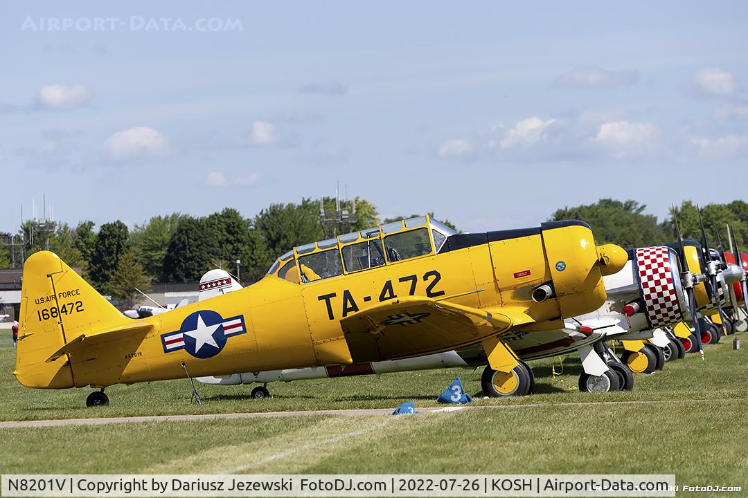 N8201V, North American T-6G Texan C/N 168-472, North American T-6G Texan  C/N 168472, N8201V
