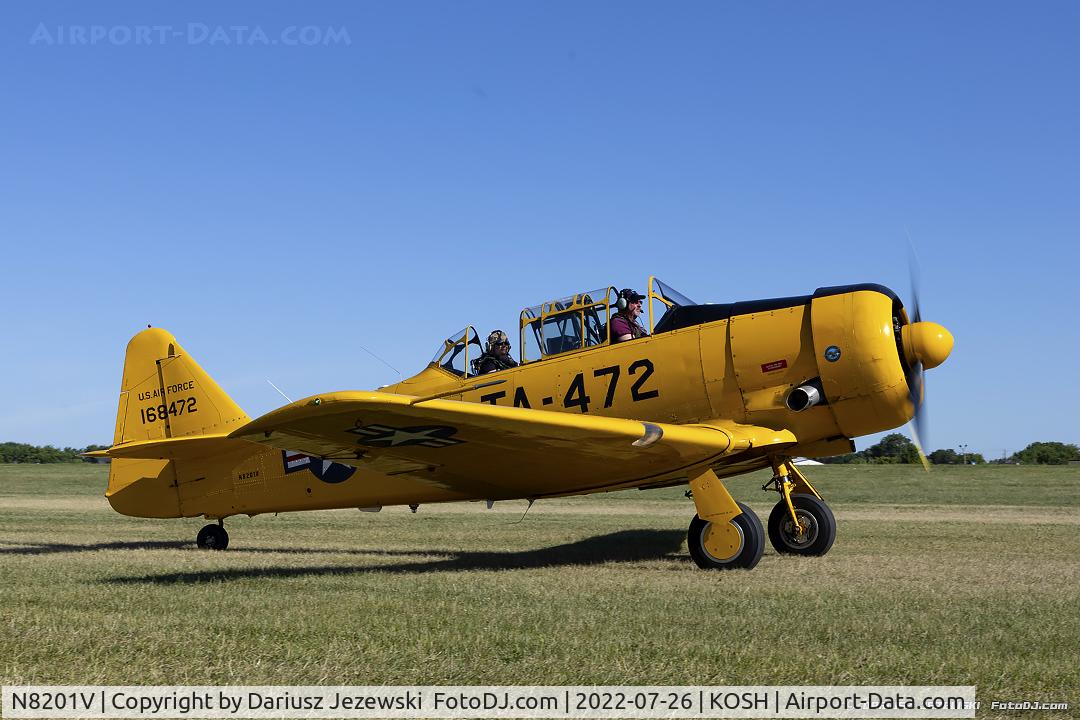 N8201V, North American T-6G Texan C/N 168-472, North American T-6G Texan  C/N 168472, N8201V