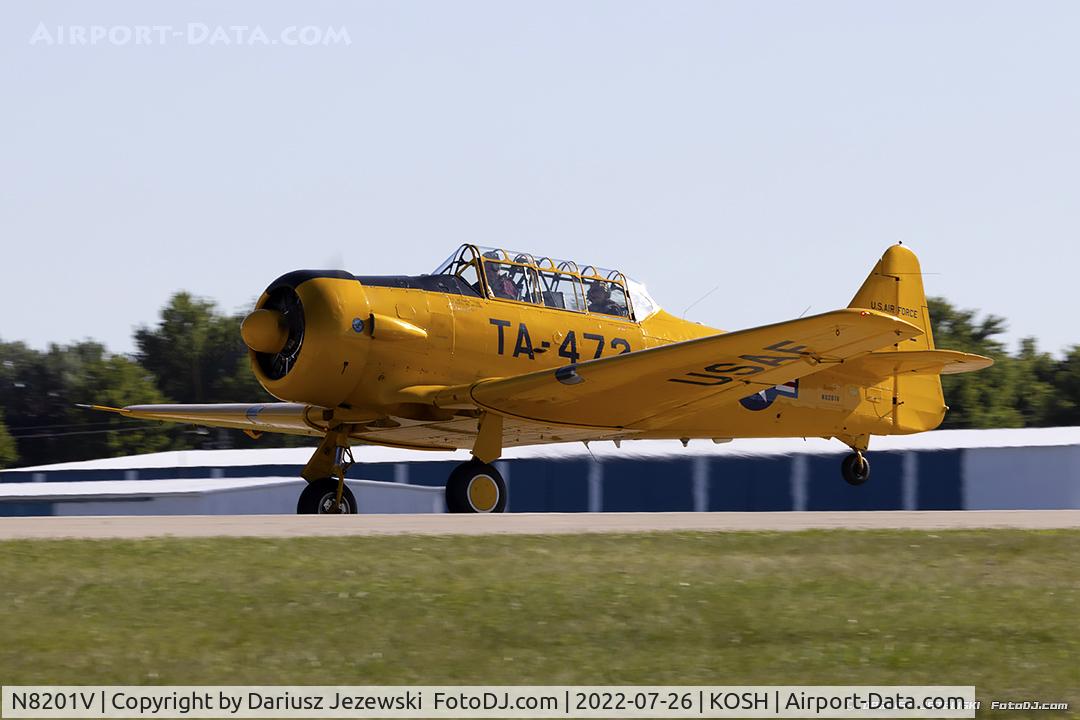 N8201V, North American T-6G Texan C/N 168-472, North American T-6G Texan  C/N 168472, N8201V
