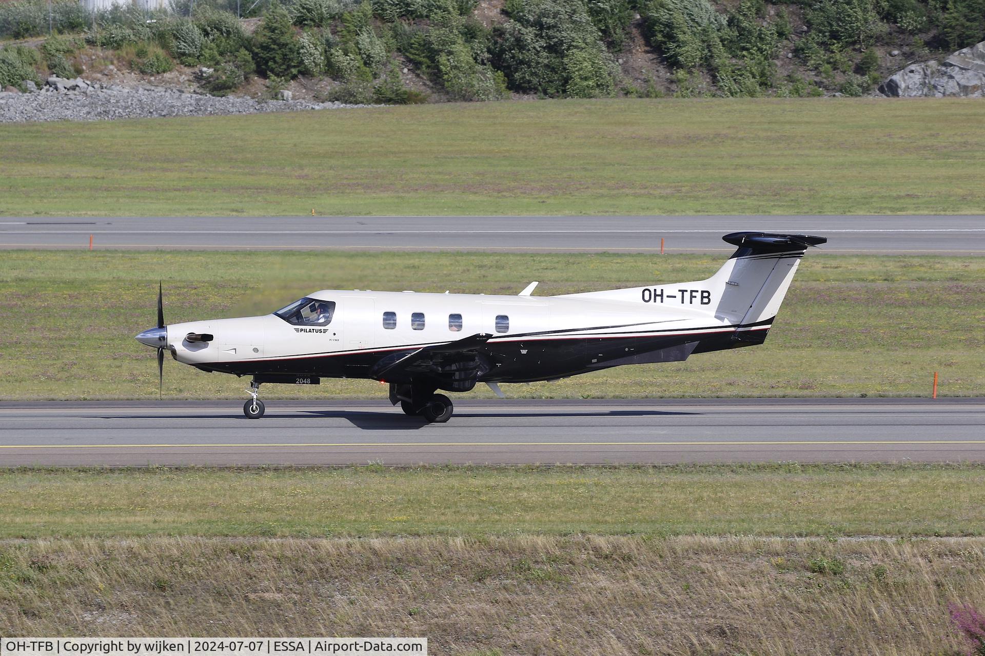 OH-TFB, 2020 Pilatus PC-12/47E NGX C/N 2048, Twy W