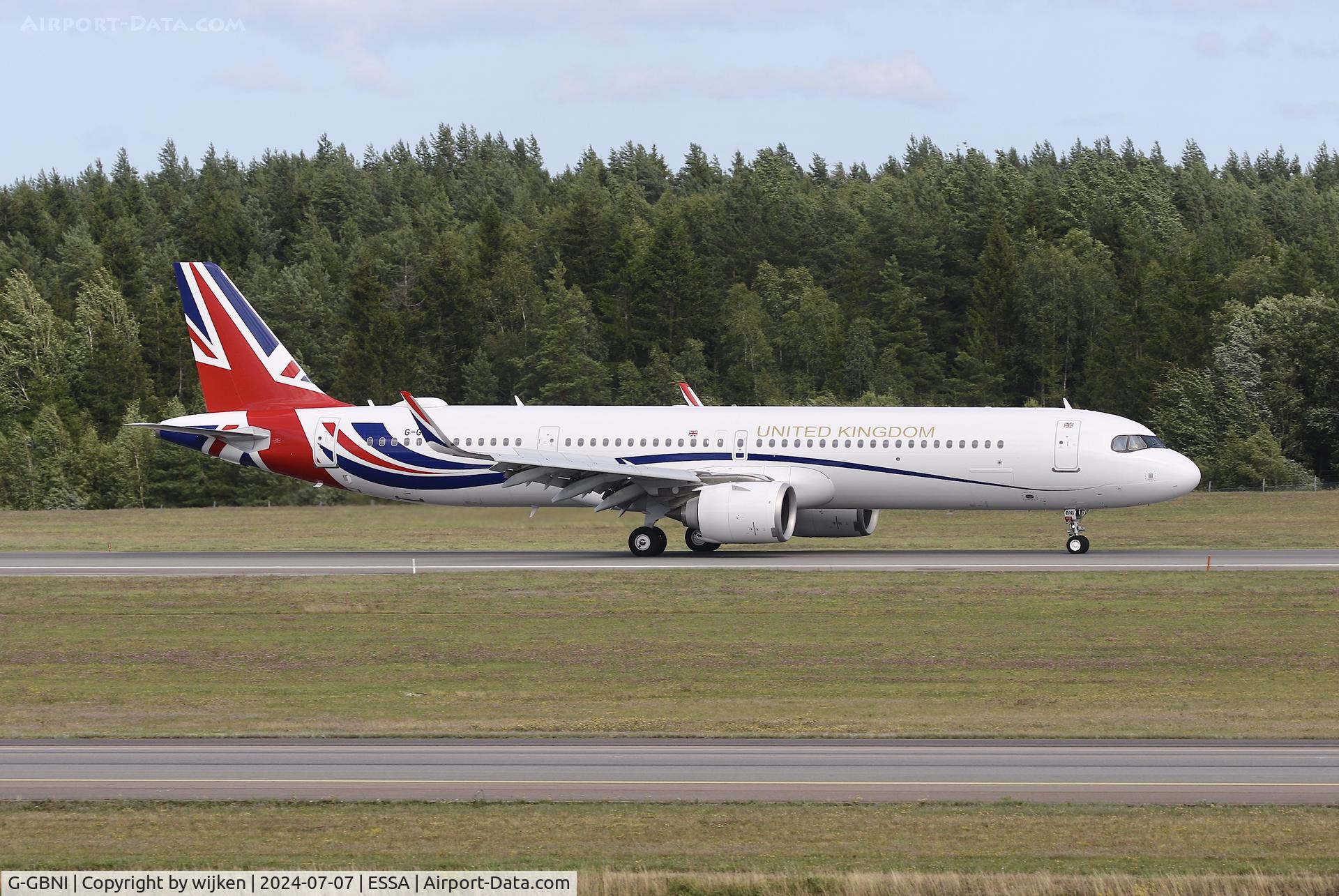G-GBNI, 2021 Airbus A321-253NX C/N 10238, Rwy 19L