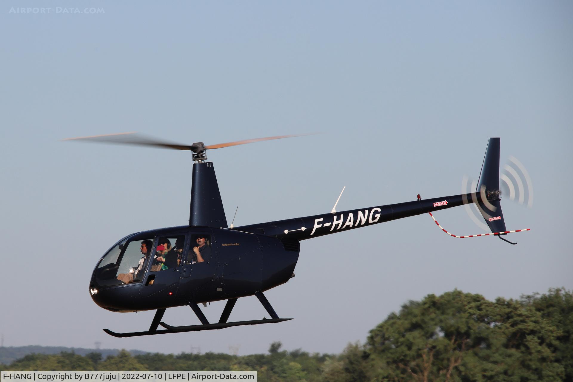 F-HANG, Robinson R44  Raven II C/N 10348, during Meaux Airshow