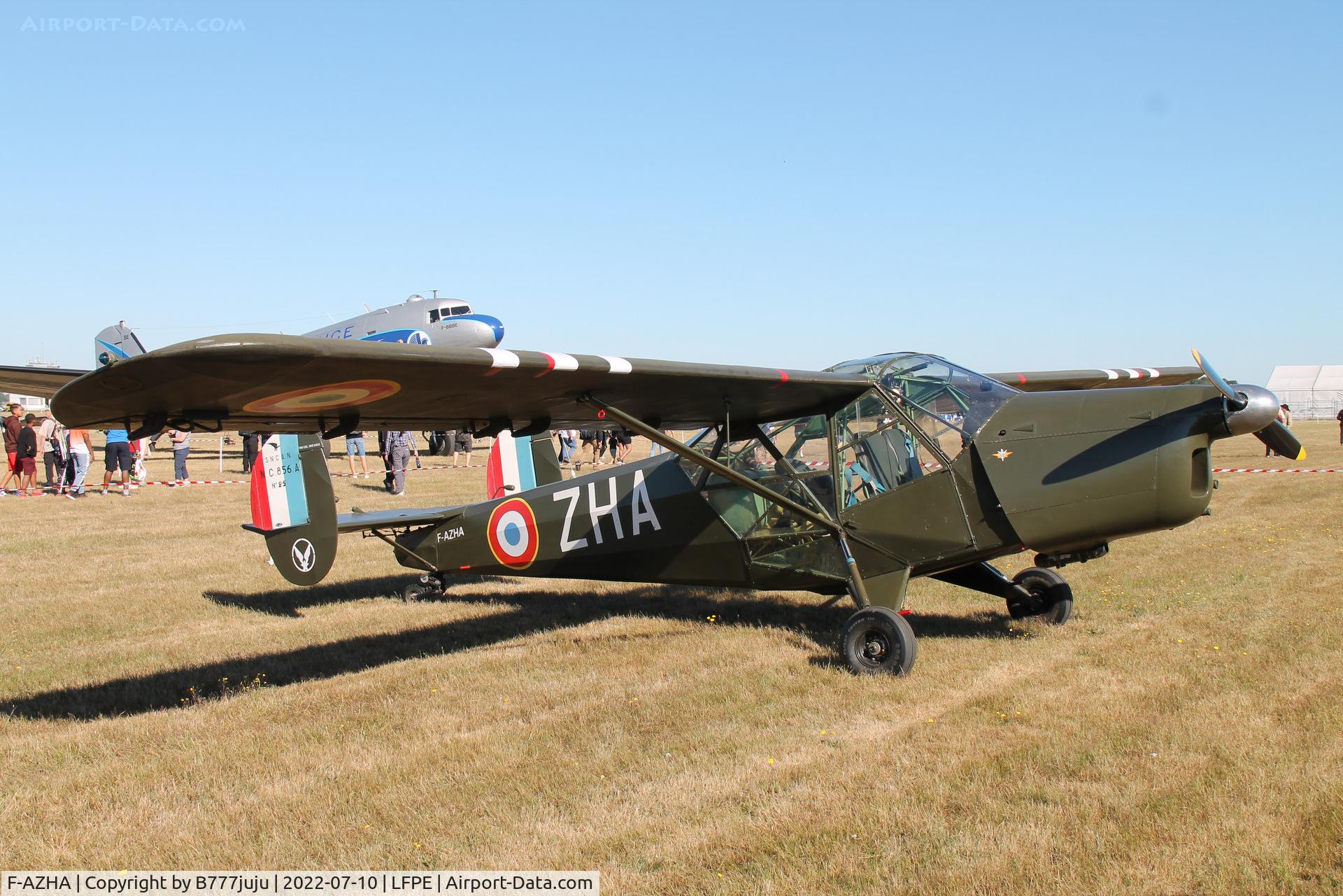 F-AZHA, 1953 Nord NC-856A Norvigie C/N 25, during Meaux Airshow
