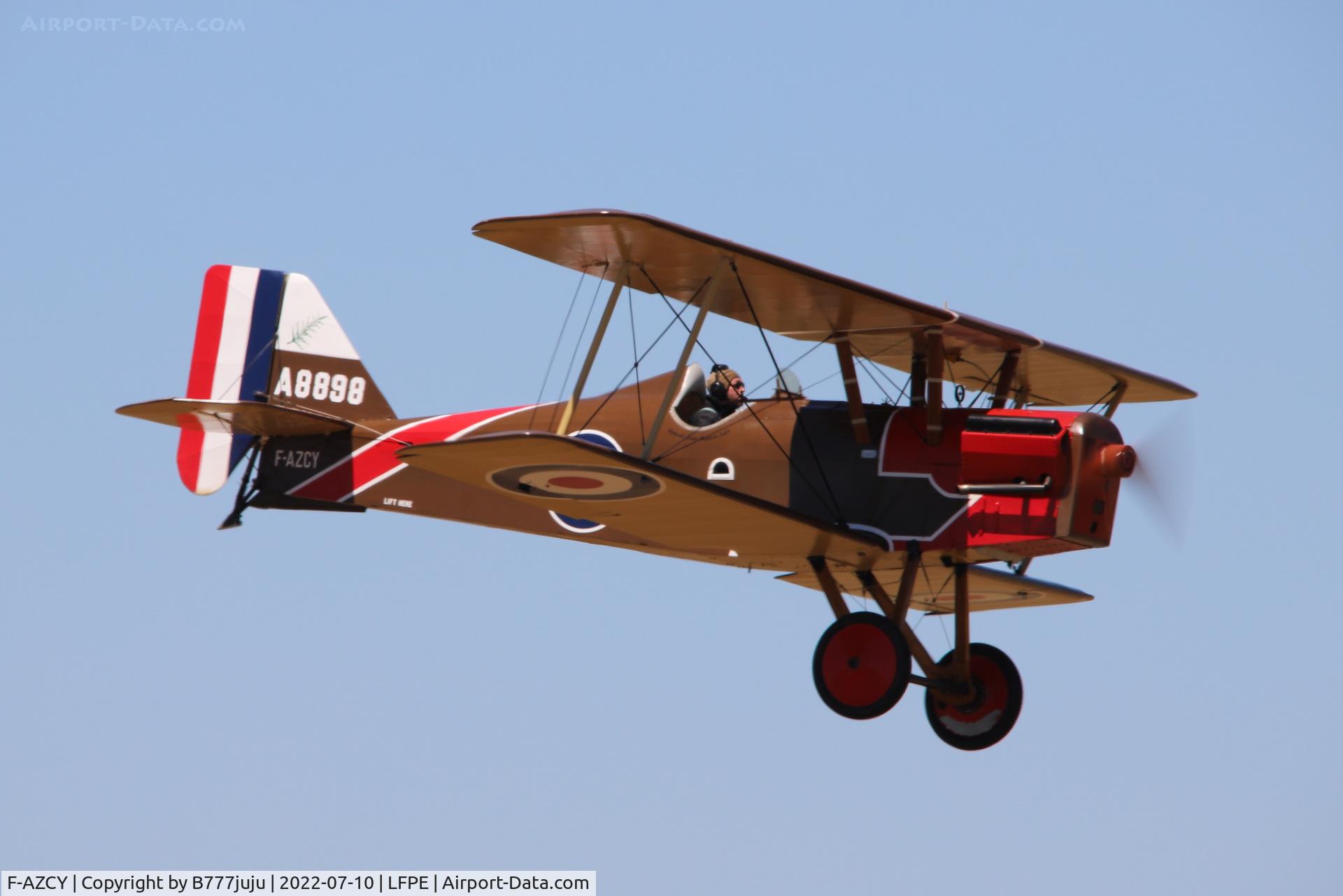 F-AZCY, Royal Aircraft Factory SE-5A Replica C/N 03, during Meaux Airshow