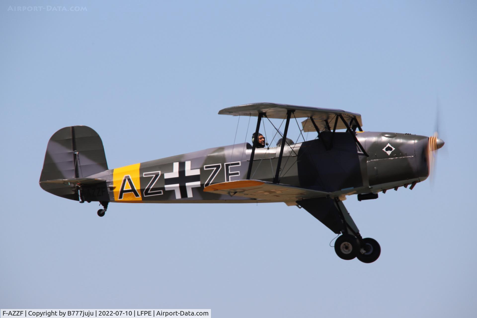 F-AZZF, CASA 1-131E Jungmann C/N 2128, during Meaux Airshow