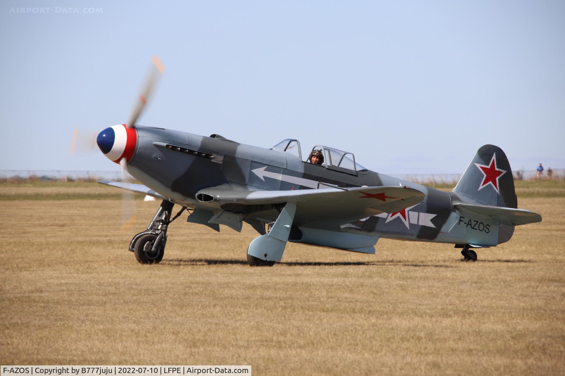 F-AZOS, 1943 Let C-11 (Yak-11) C/N 172612, during Meaux Airshow