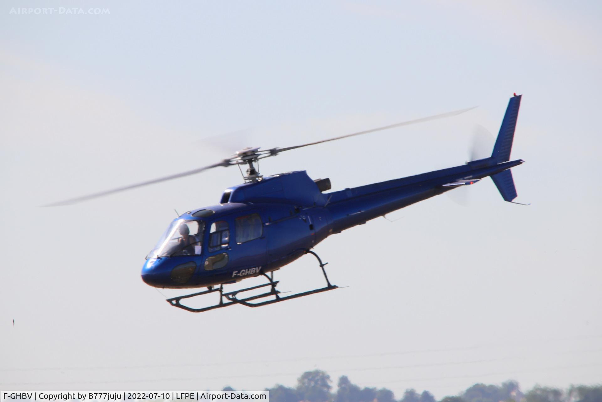 F-GHBV, Aerospatiale AS-350BA Ecureuil C/N 1544, during Meaux Airshow