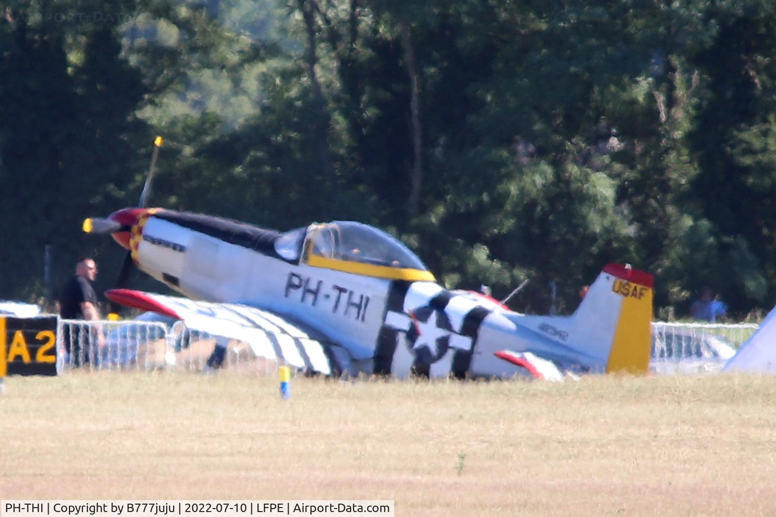 PH-THI, Titan T-51 Mustang C/N M06XXXCOHK00096, during Meaux Airshow