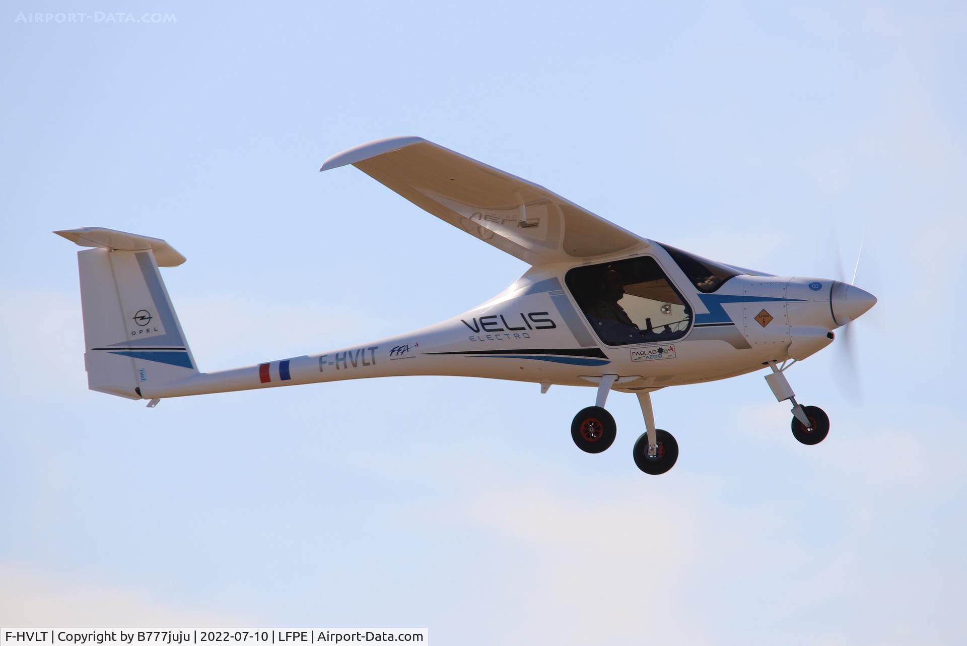 F-HVLT, 2020 Pipistrel Virus SW 128 (Velis Electro) C/N VSW1280020, during Meaux Airshow