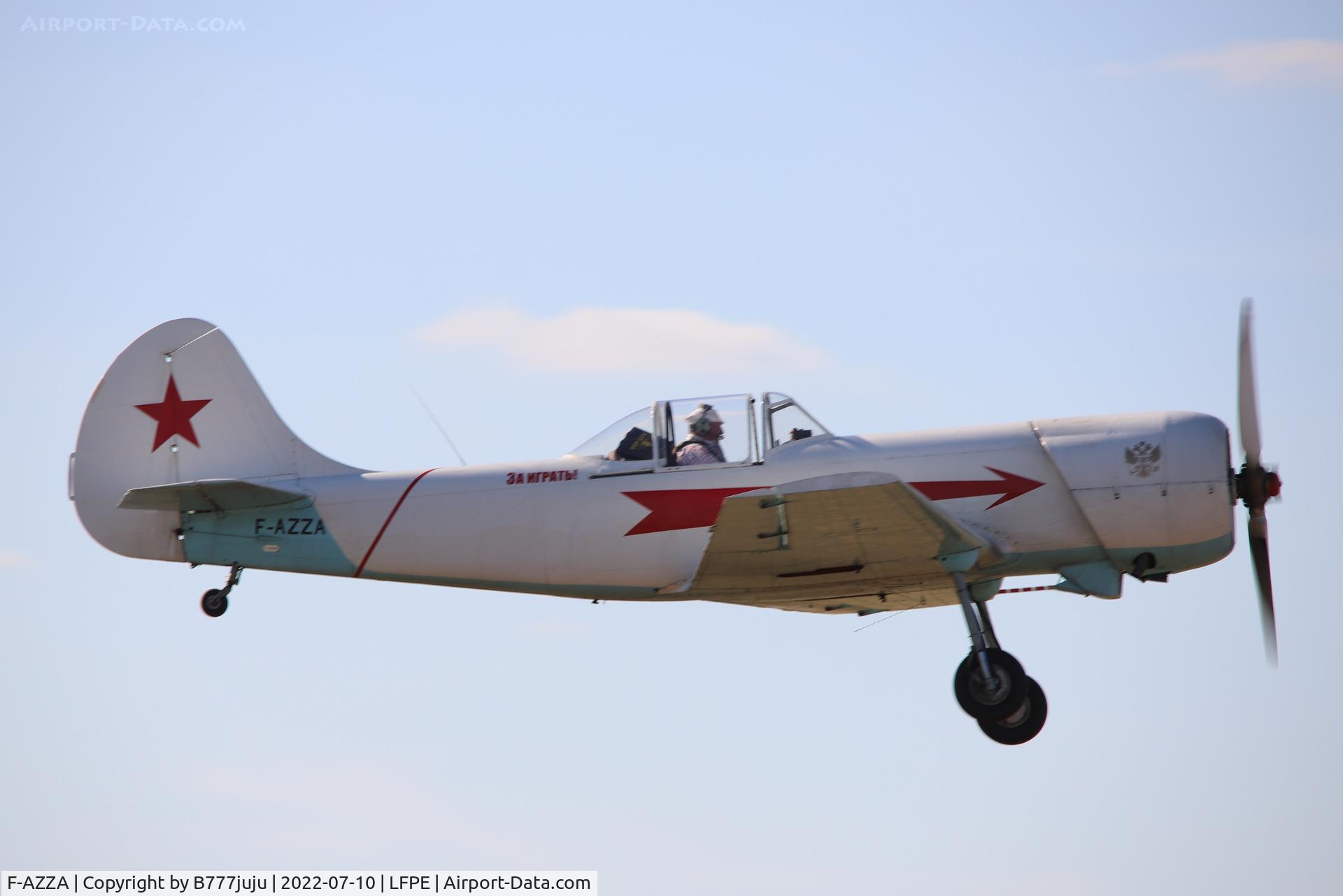 F-AZZA, Yakovlev Yak-50 C/N 2103, during Meaux Airshow