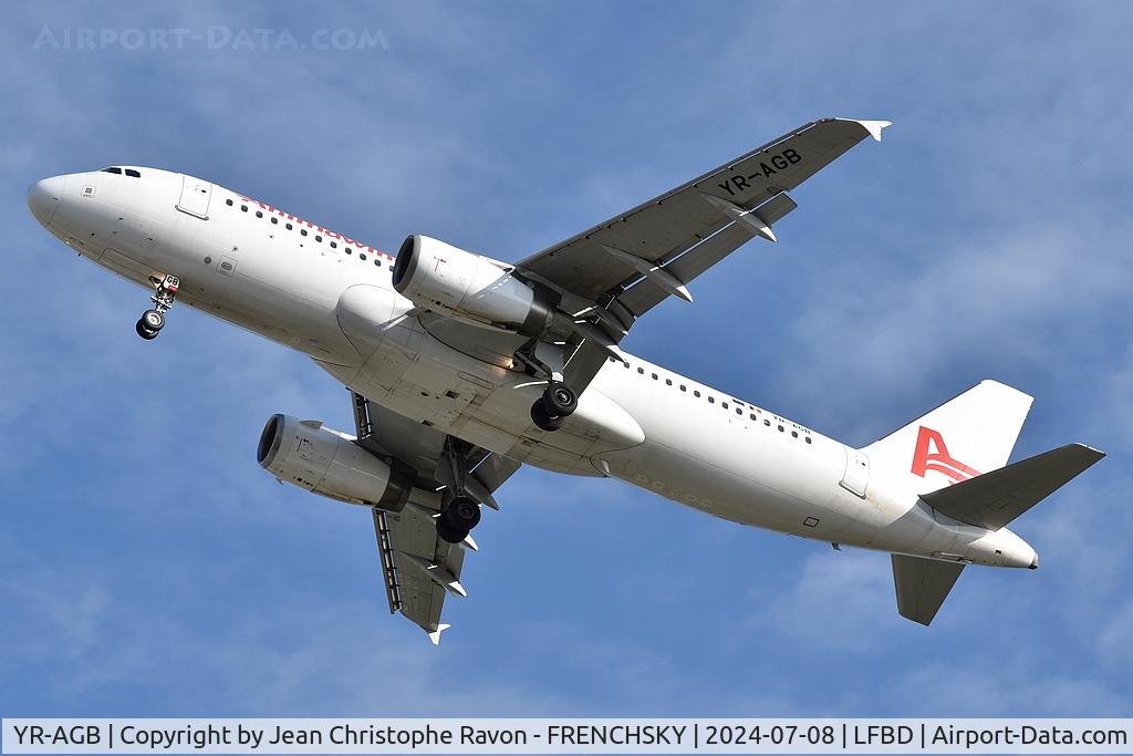 YR-AGB, 2007 Airbus A320-232 C/N 3316, AAE418 from Heraklion HER