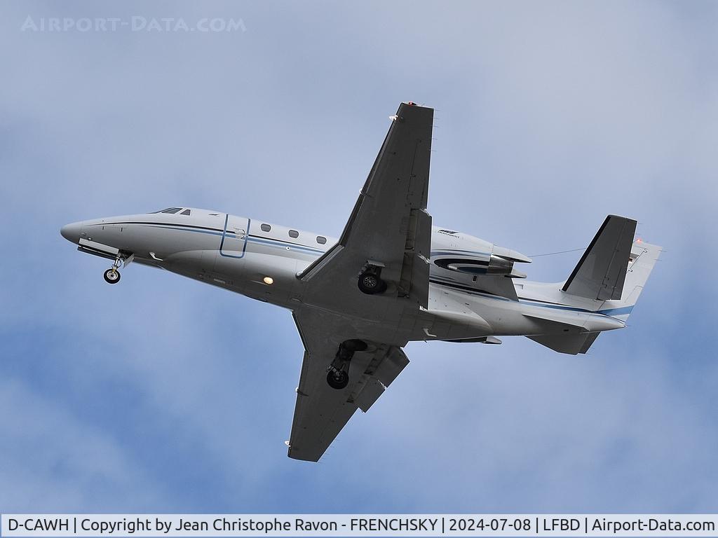 D-CAWH, CESSNA 560XL Citation XLS+ C/N 560-6347, landing runway 23 from Hannover HAJ