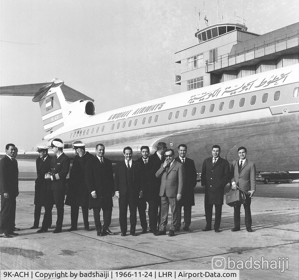 9K-ACH, 1966 Hawker Siddeley HS.121 Trident 1E C/N 2134, Delivering the aircraft to the state of Kuwait
