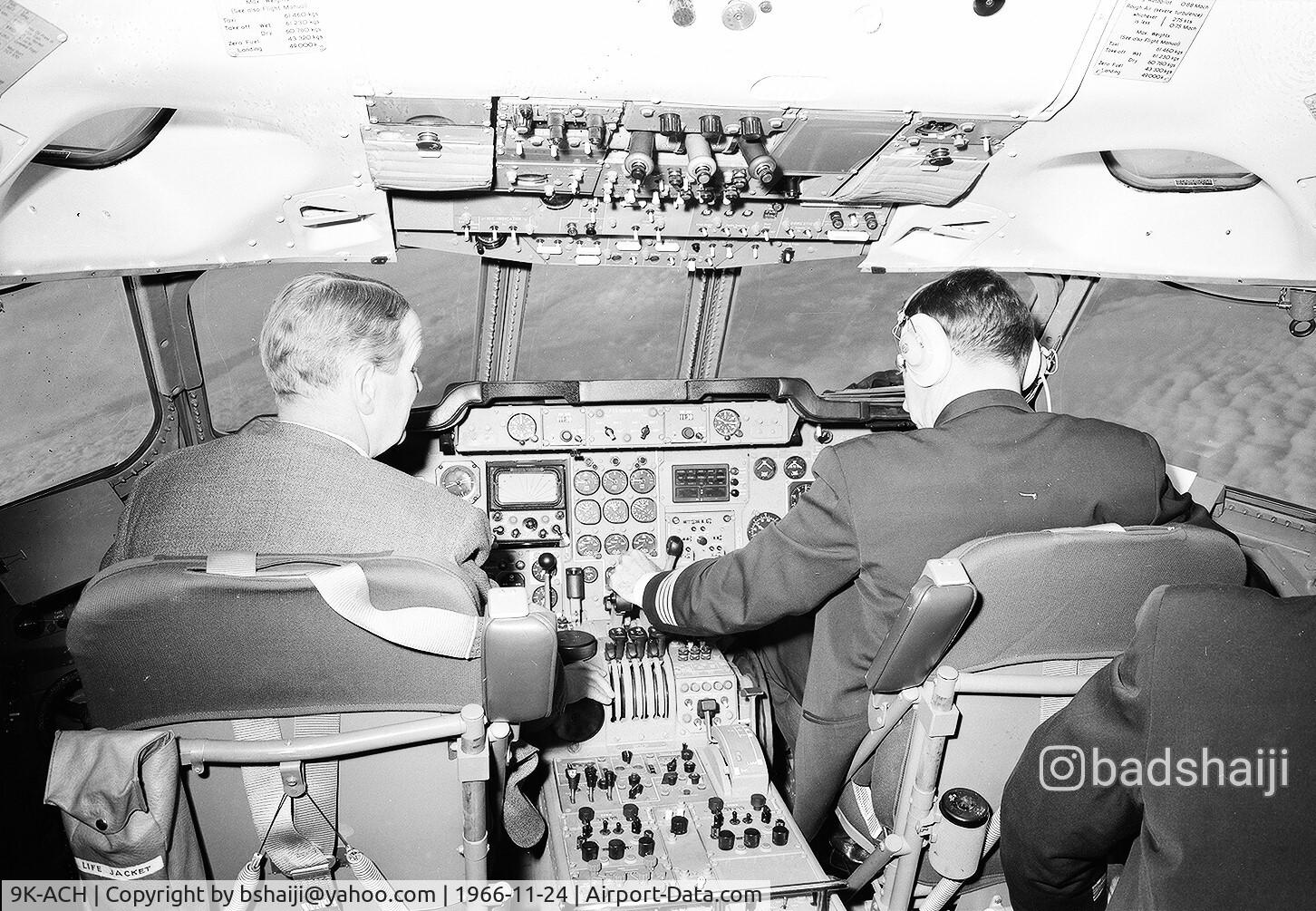 9K-ACH, 1966 Hawker Siddeley HS.121 Trident 1E C/N 2134, Delivering the aircraft to the state of Kuwait