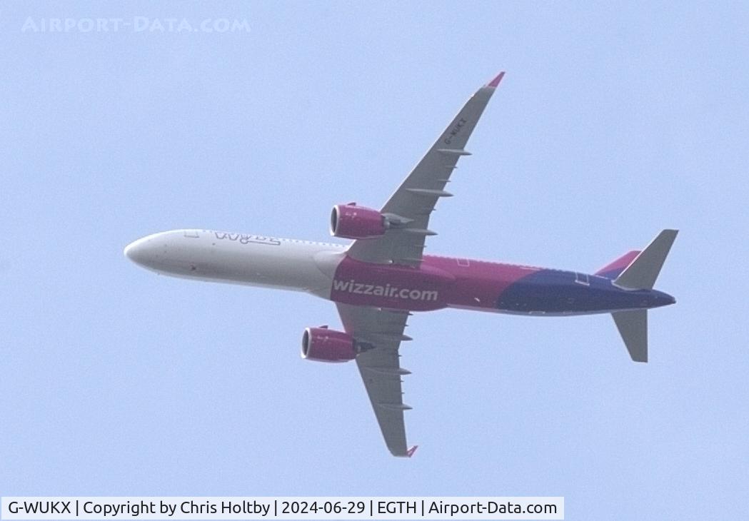 G-WUKX, 2023 Airbus A321-271NX C/N 11615, Over Old Warden aerodrome, Bedfordshire