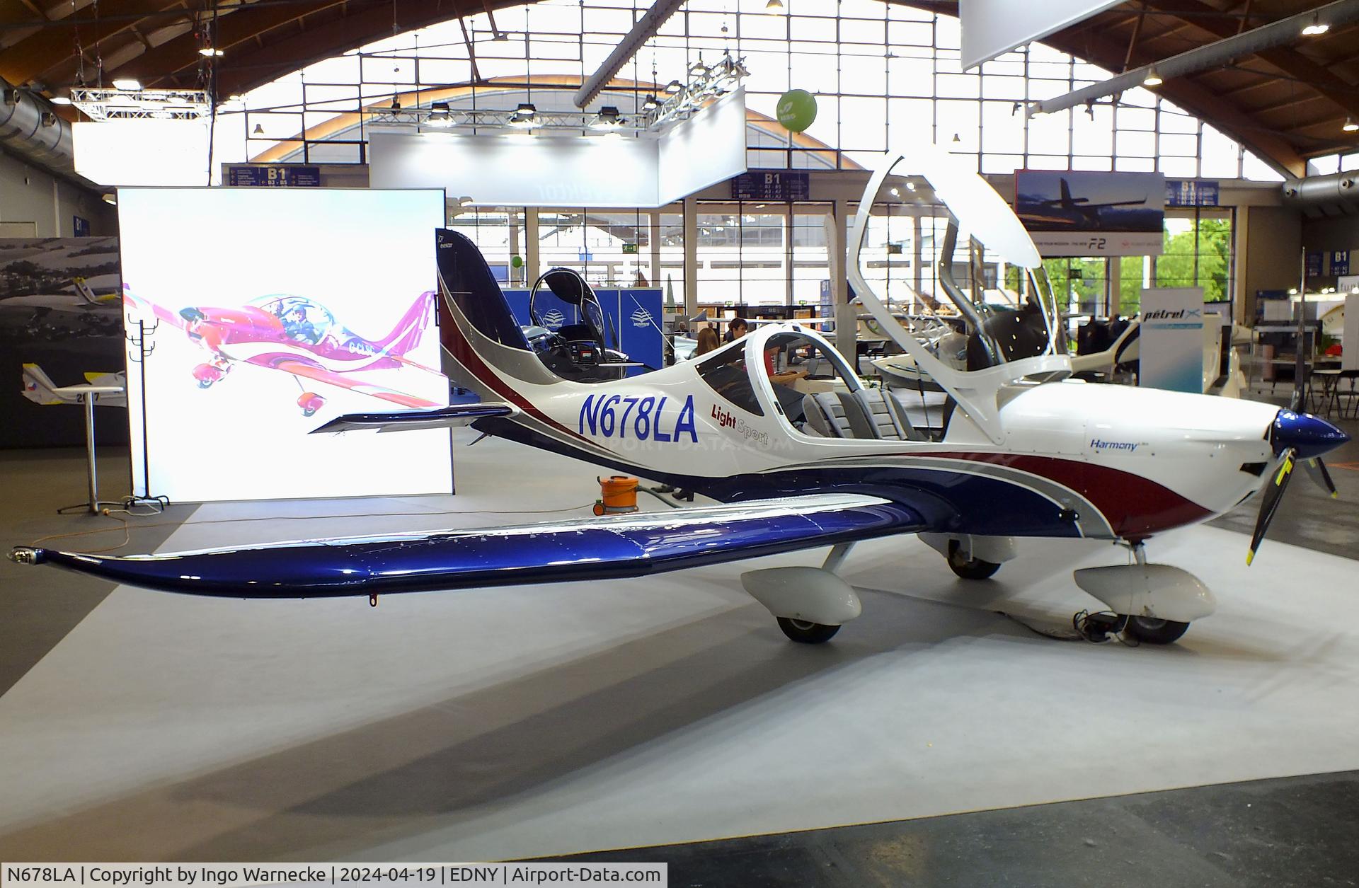 N678LA, Evektor-Aerotechnik Harmony LSA C/N not found_N678LA, Evektor Harmony LSA at the AERO 2024, Friedrichshafen