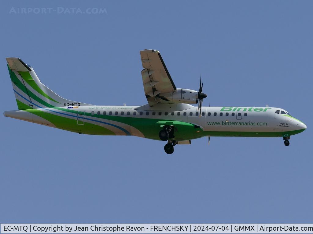 EC-MTQ, 2017 ATR 72-600 (72-212A) C/N 1469, NT1302 Gran Canaria / Marrakech