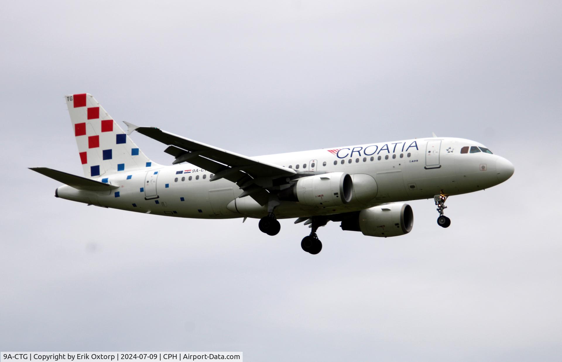9A-CTG, 1998 Airbus A319-112 C/N 767, 9A-CTG landing rw 04L